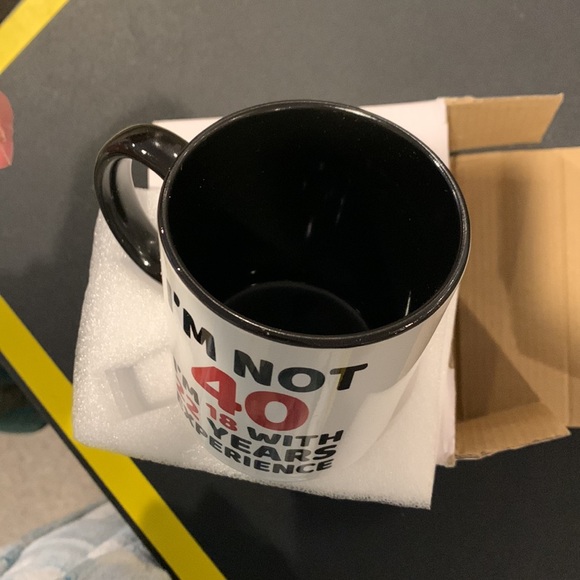 40th birthday mug - Picture 2 of 3